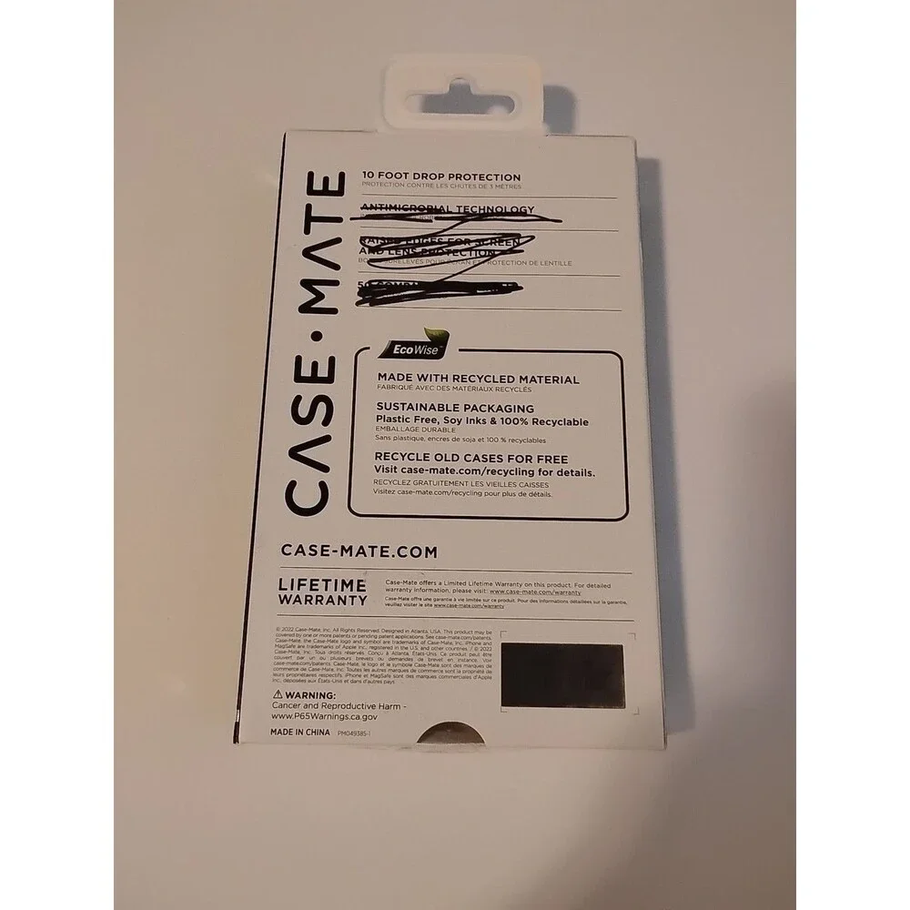 Case Mate I Phone 13 Black Case